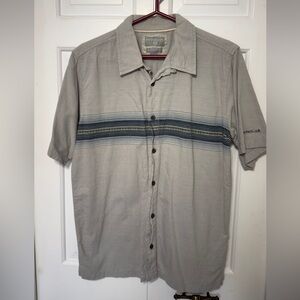Gray Short Sleeve Men's Shirt. Size L. GUC.